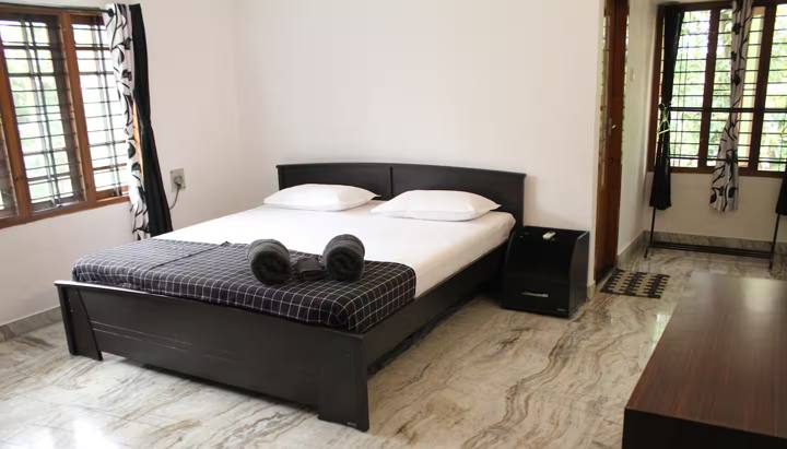 Master bedroom with king bed