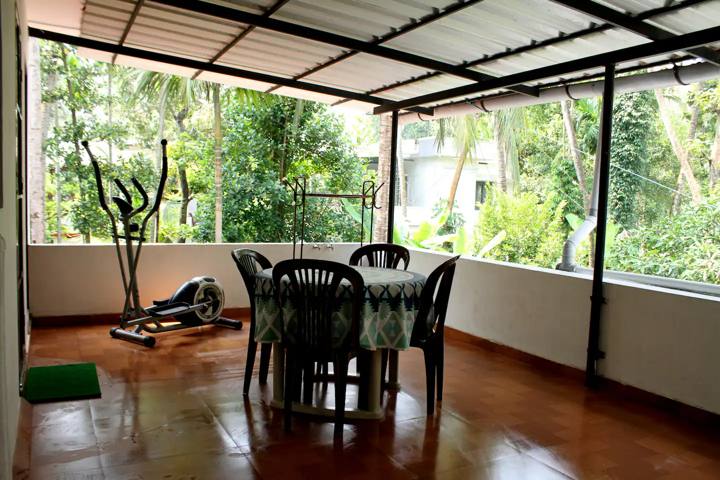 Covered terrace