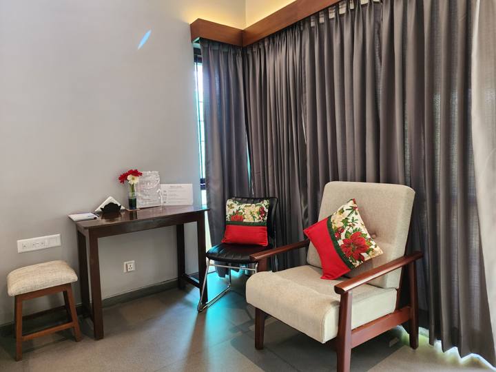 Reading chair and desk